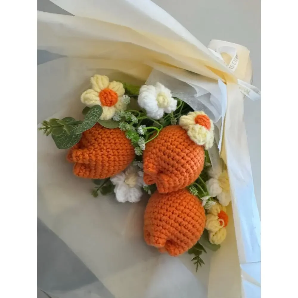 Crochet Tulip Bouquet | Forever Flower Gift